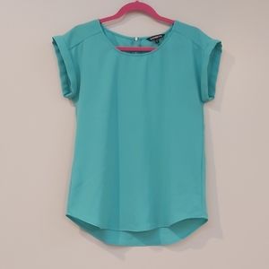 Teal Express blouse